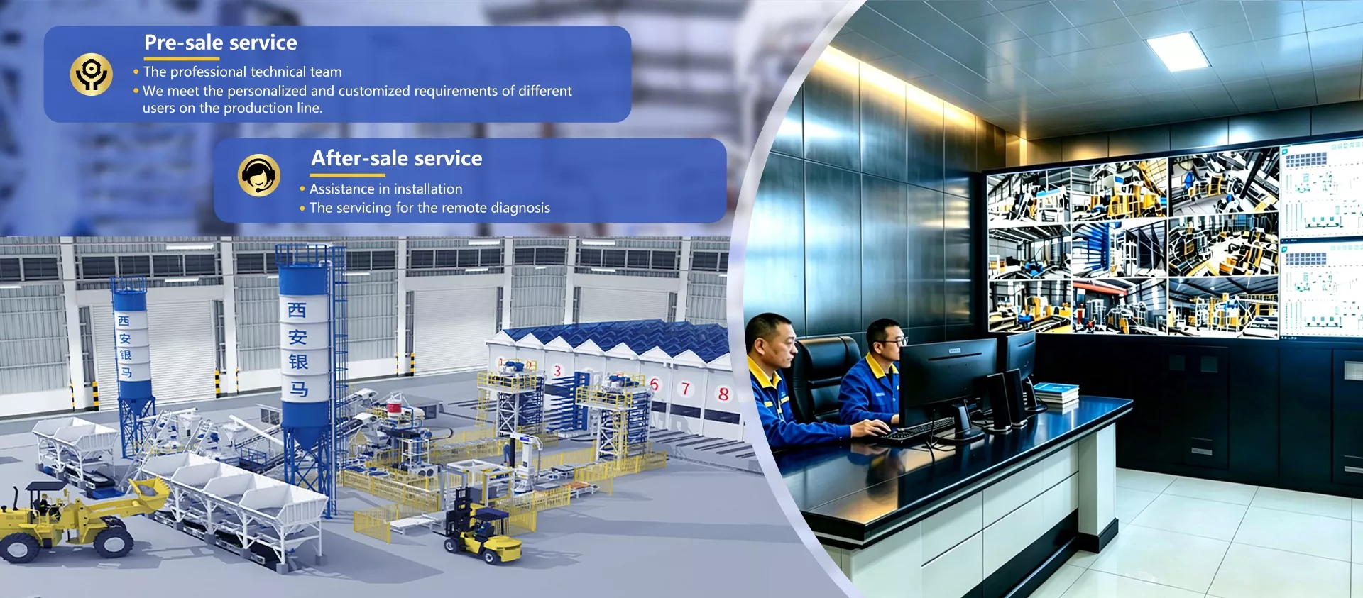 Otomatik tuğla üretim hattı için Silver Horse QFT9-16 beton blok yapma makinesi